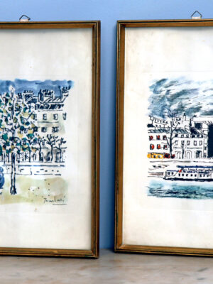 Coppia di quadretti Orfeo Tamburi