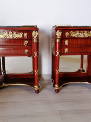 Coppia di comodini stile Impero