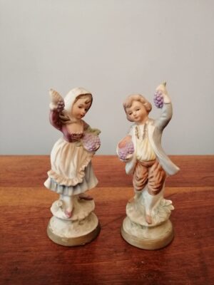 Coppia di statuette Capodimonte