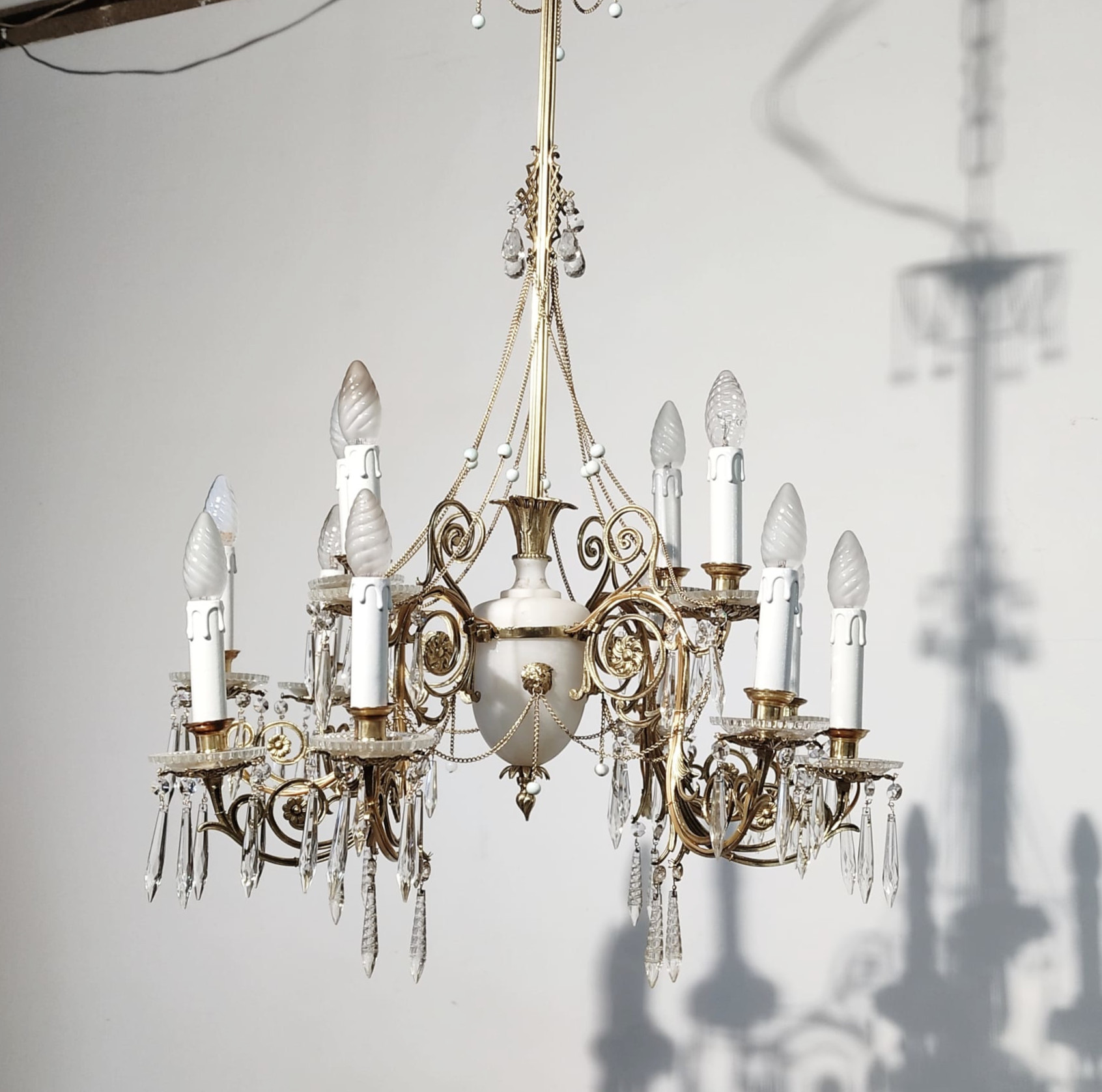 Lampadario a 12 luci