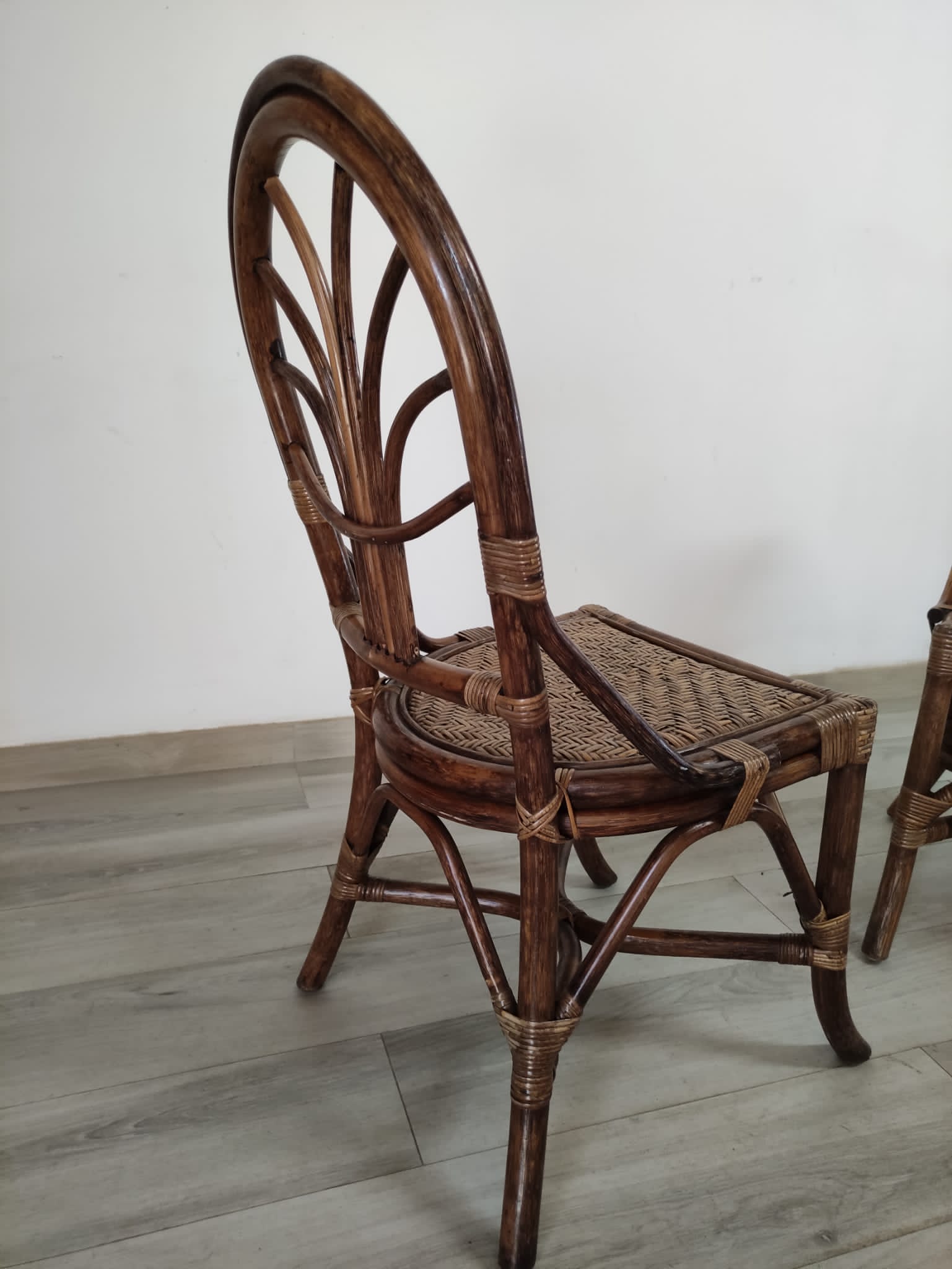 Set di 4 sedie in rattan - immagine 7