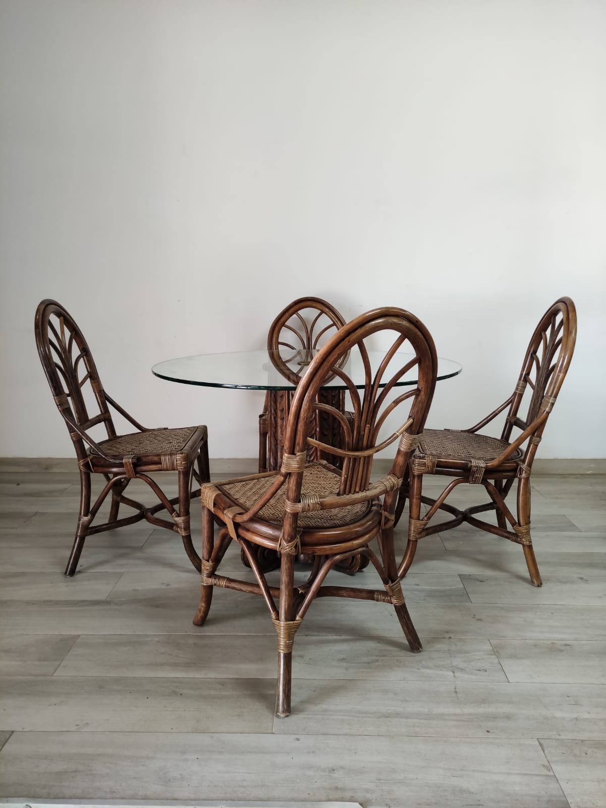 Set di 4 sedie in rattan - immagine 8