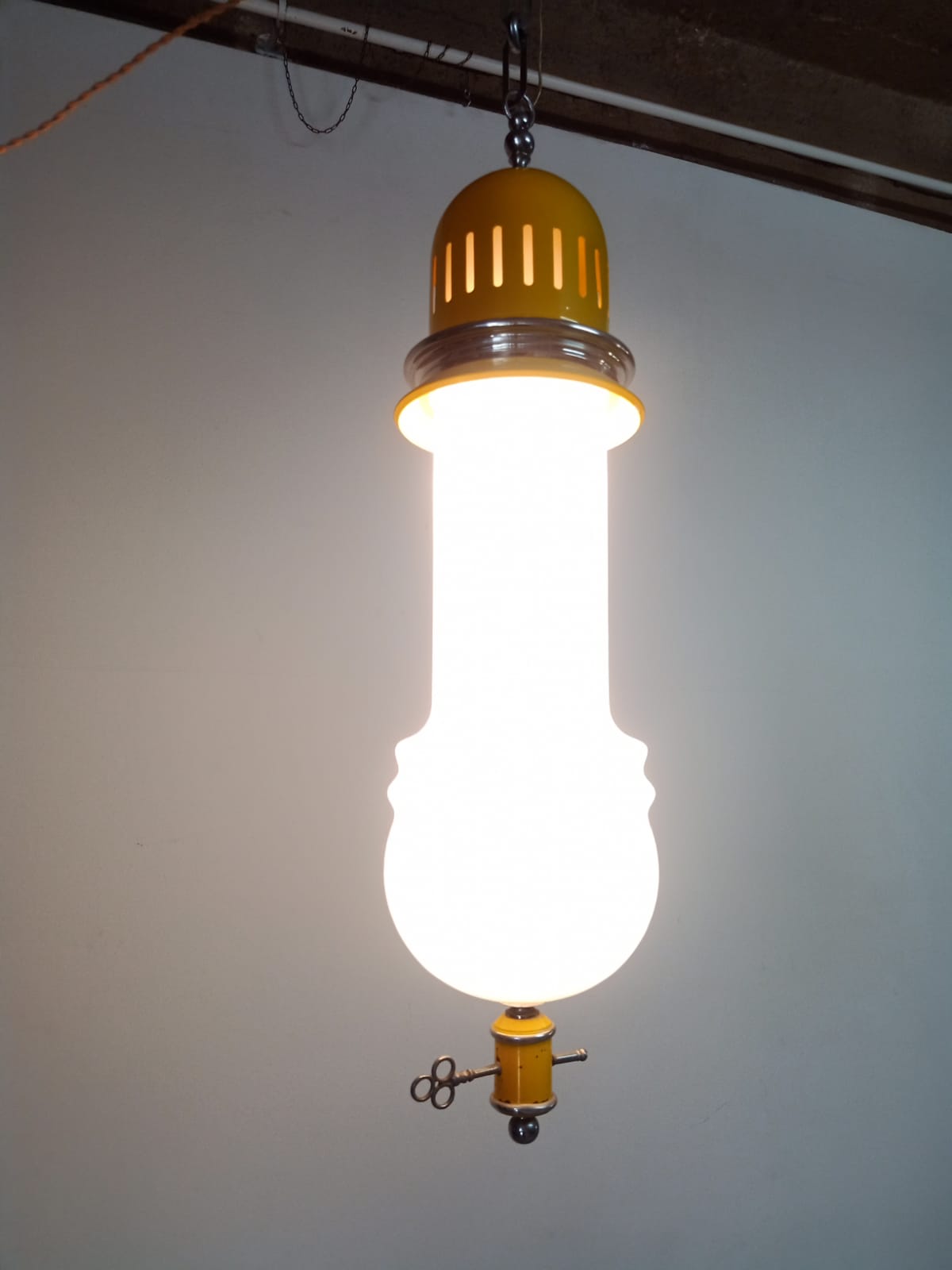 Lampadario anni 70 a semaforo - immagine 7