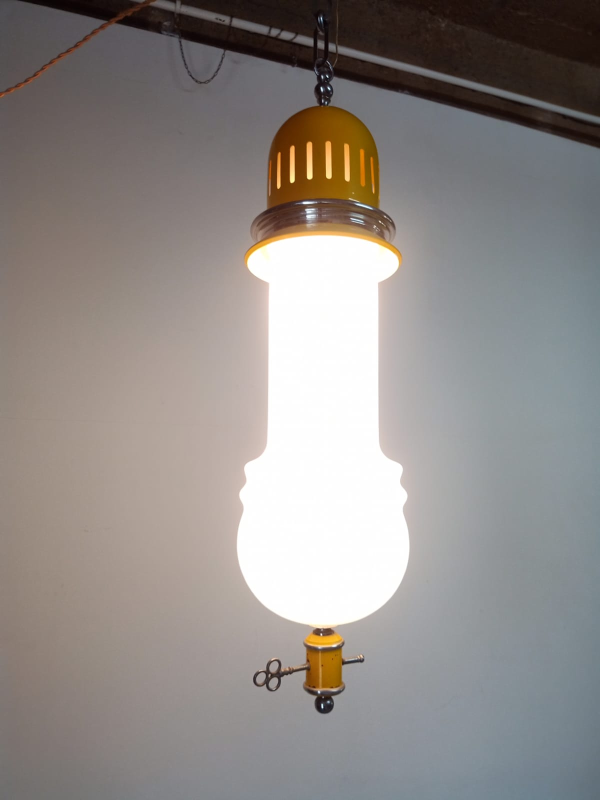 Lampadario anni 70 a semaforo - immagine 8
