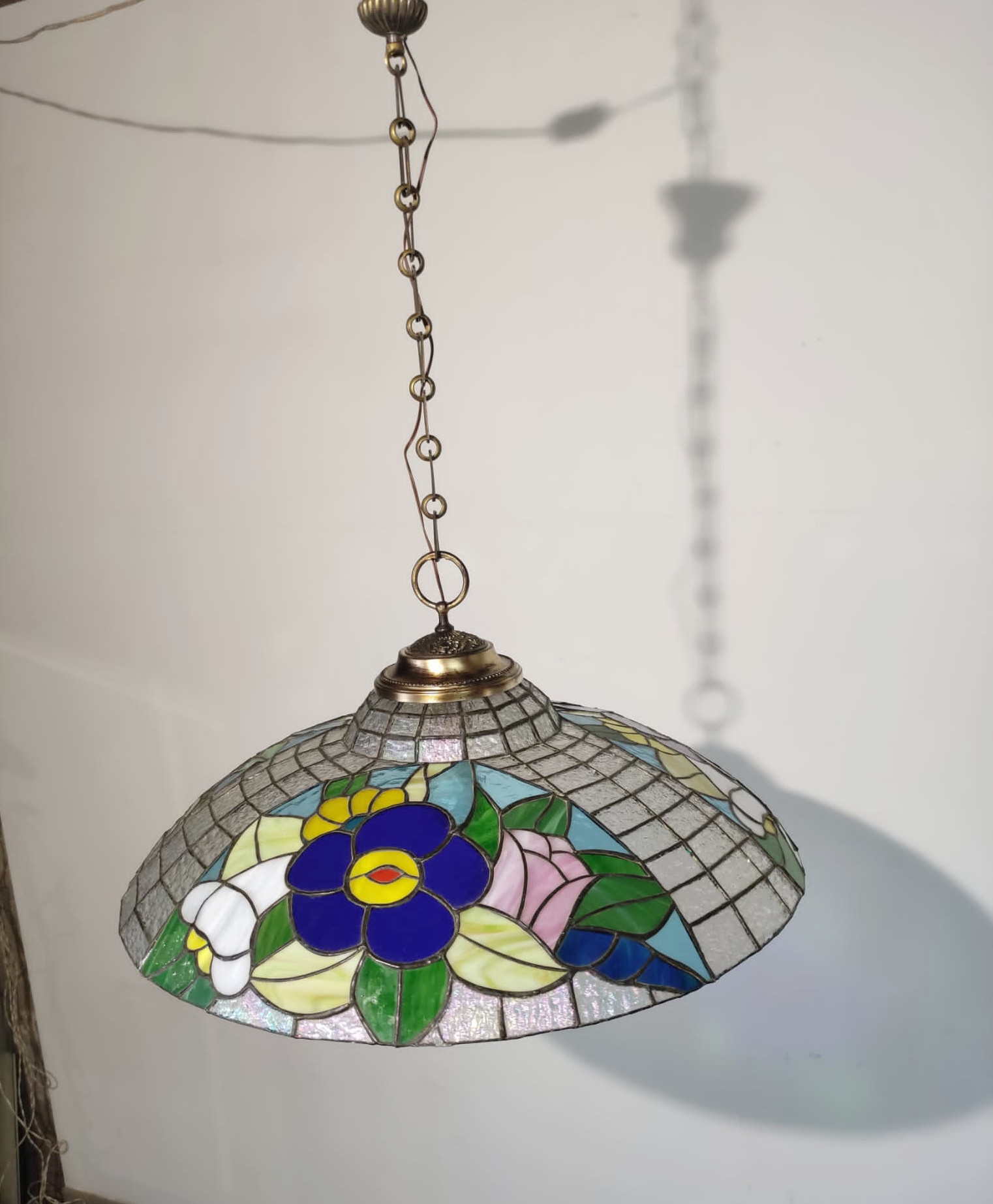 Lampadario stile Tiffany - immagine 3