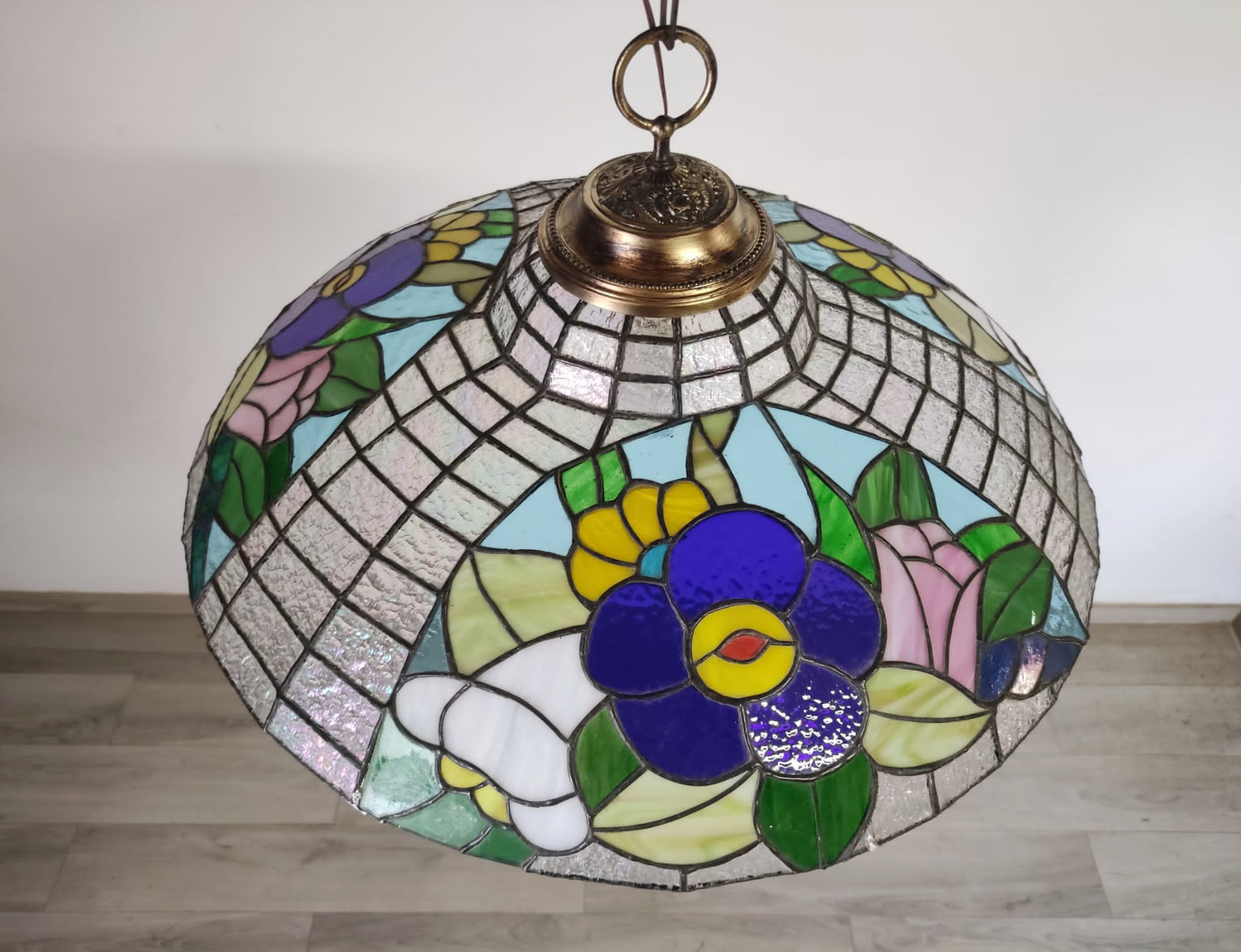 Lampadario stile Tiffany - immagine 5