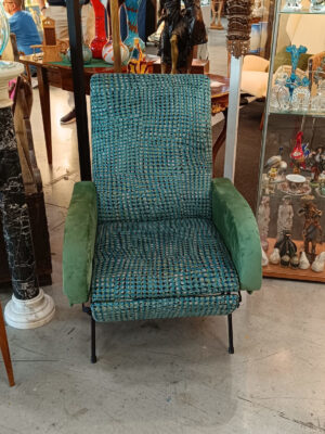 Poltrona vintage reclinabile
