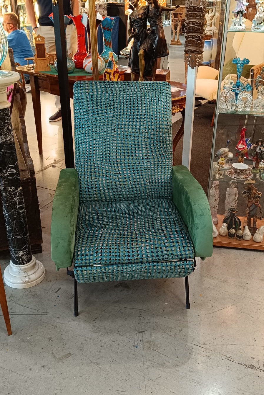 Poltrona vintage reclinabile