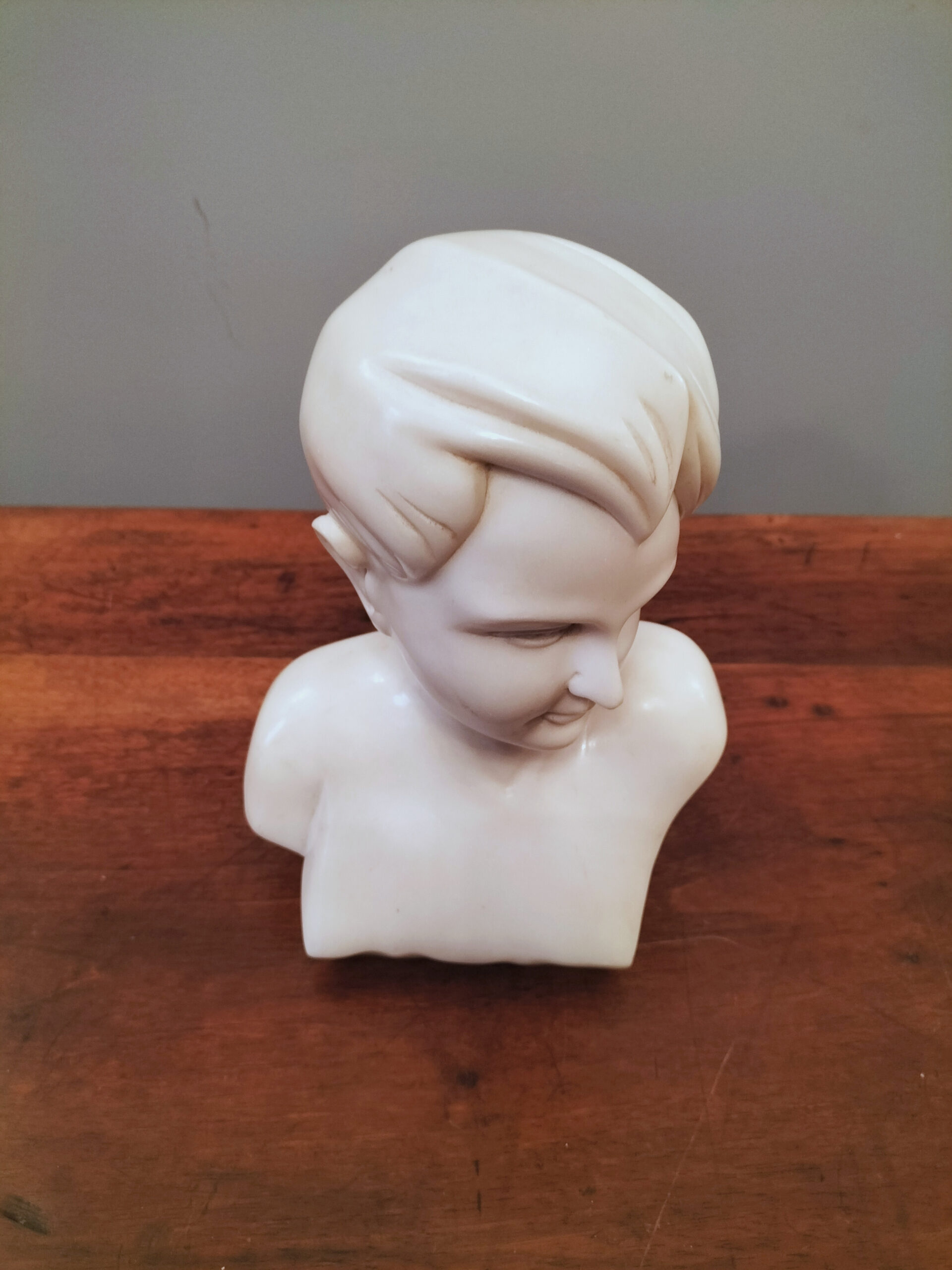 Busto in marmo bianco statuario - immagine 7