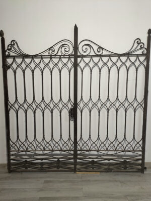 Cancello in ferro battuto primi ‘800