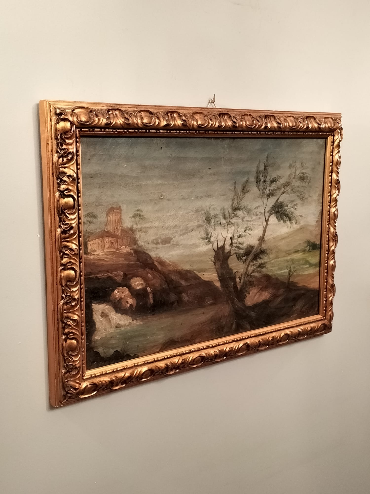 Olio su legno raffigurante un paesaggio - immagine 2