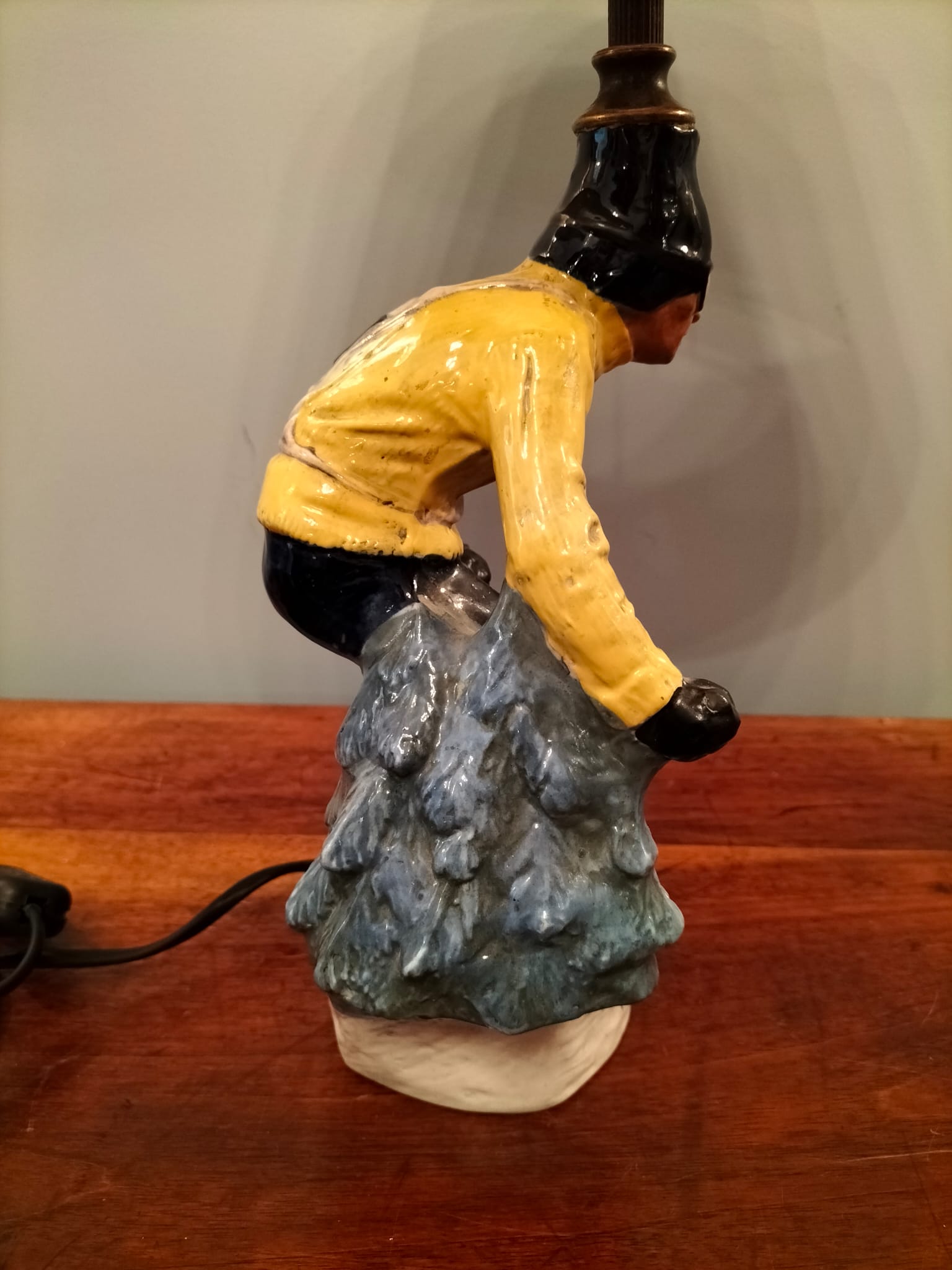 Lume in ceramica “Hand-painted....” - immagine 4