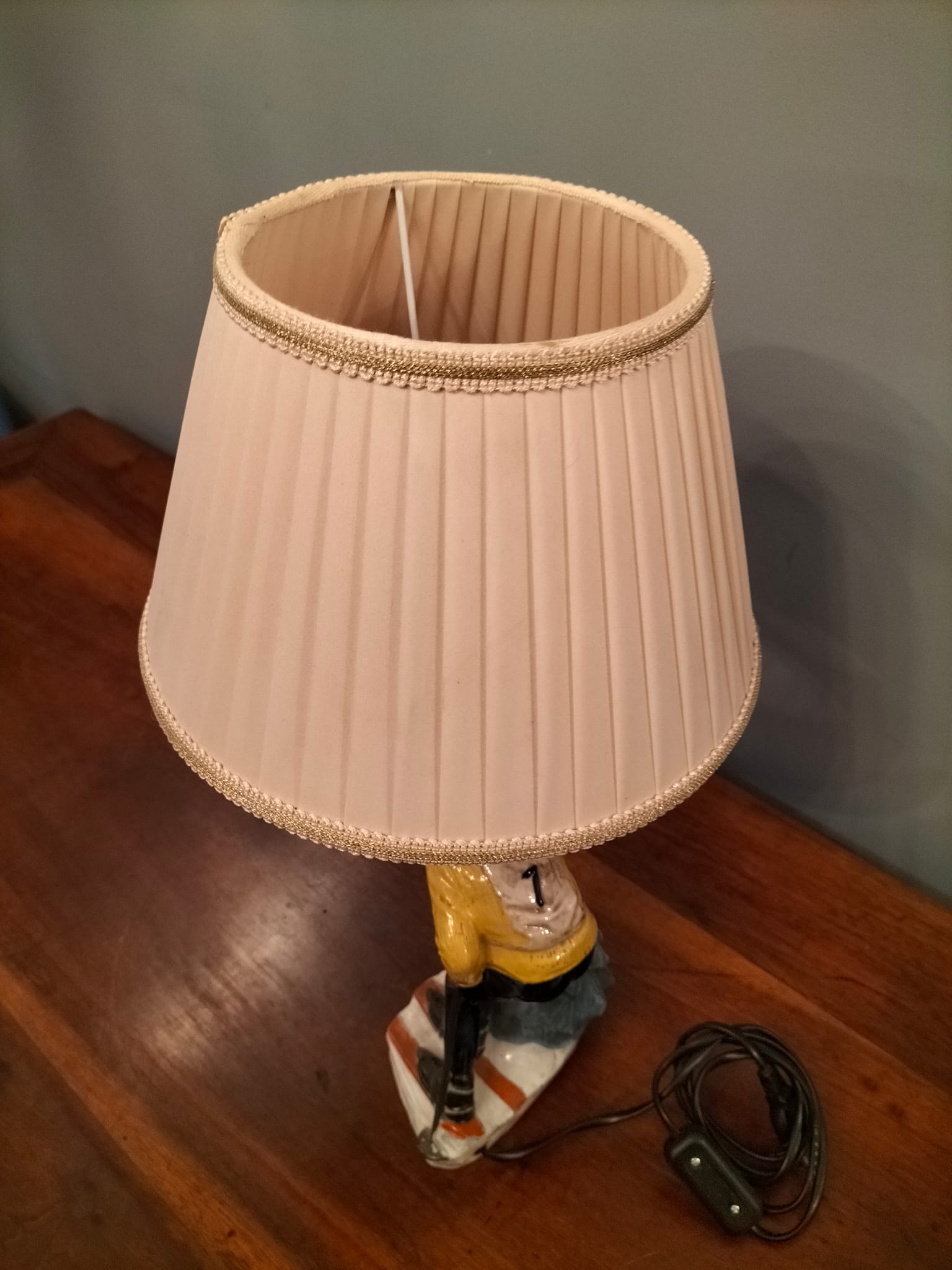 Lume in ceramica “Hand-painted....” - immagine 7