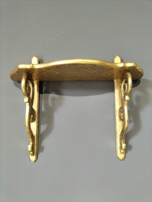 Mensola in legno dorato