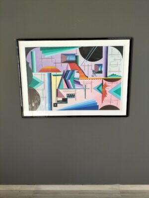 Quadro con raffigurazioni astratte