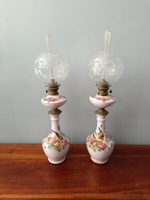 Pair of Oil Lamps