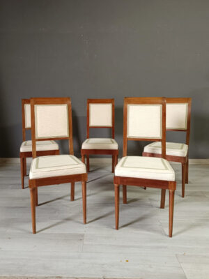 Gruppo di 5 sedie Liberty