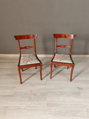 Coppia di sedie Carlo X