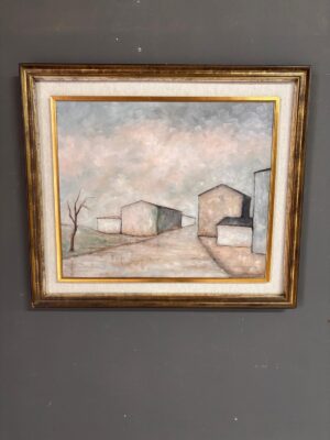 Olio su tela anni 80 Quacquarini