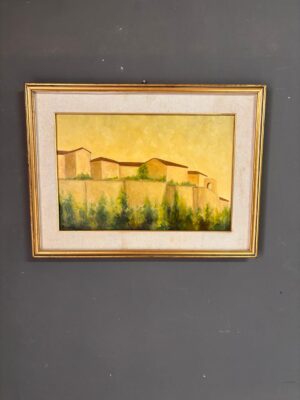 Olio su tela anni 80 Quacquarini