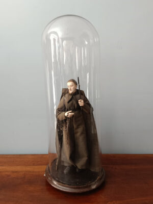 Saint Pompilio inside Glass Bell