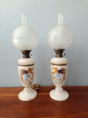 Pair of Oil Lamps