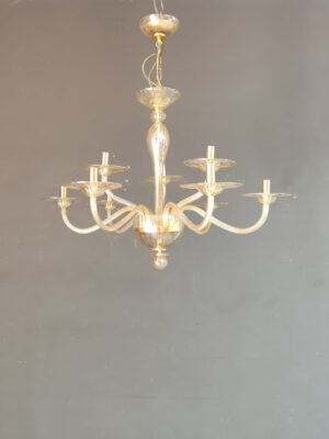 9-Lights Murano Chandelier